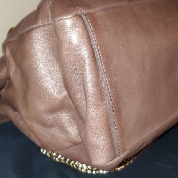 Versace Collection Leather Flapover Vistello Bag - Picture 7 of 17